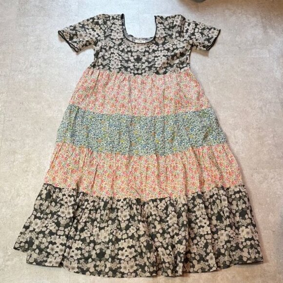 NATURAL LIFE Dresses & Skirts - Natural Life Lucia Tiered Maxi Dress Size Large